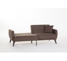 Трехместный Диван-кровать Flexy Флекси (коричневый)