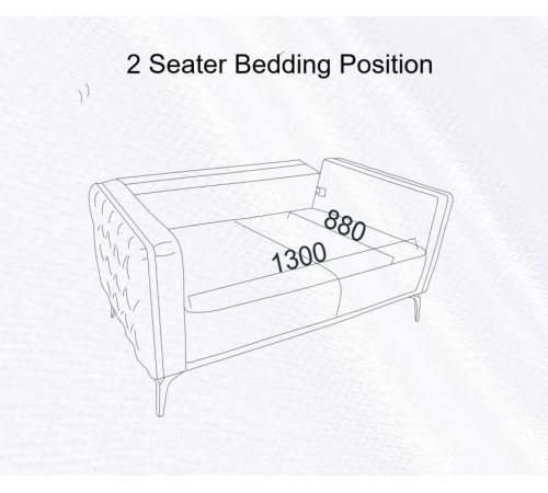 Двухместный диван-кровать Валеско (Valesco) Беллона