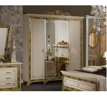 Четырехстворчатый шкаф для одежды Катя (беж)