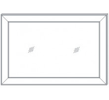 Зеркало навесное в спальню Сиена (Бодега белый)