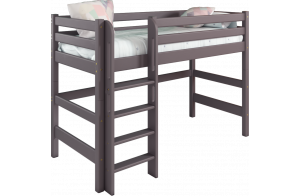 Кровать Соня Лаванда полувысокая вариант 5 с прямой лестницей