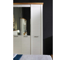 Четырехстворчатый шкаф для одежды СК-8 (СА/ОРН) Кантри с зеркалом