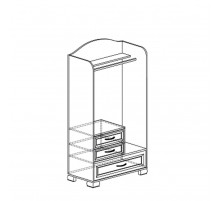 Шкаф комбинированный Флора 905