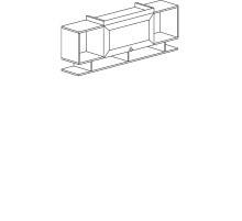 Полка навесная Инна 613 светлая